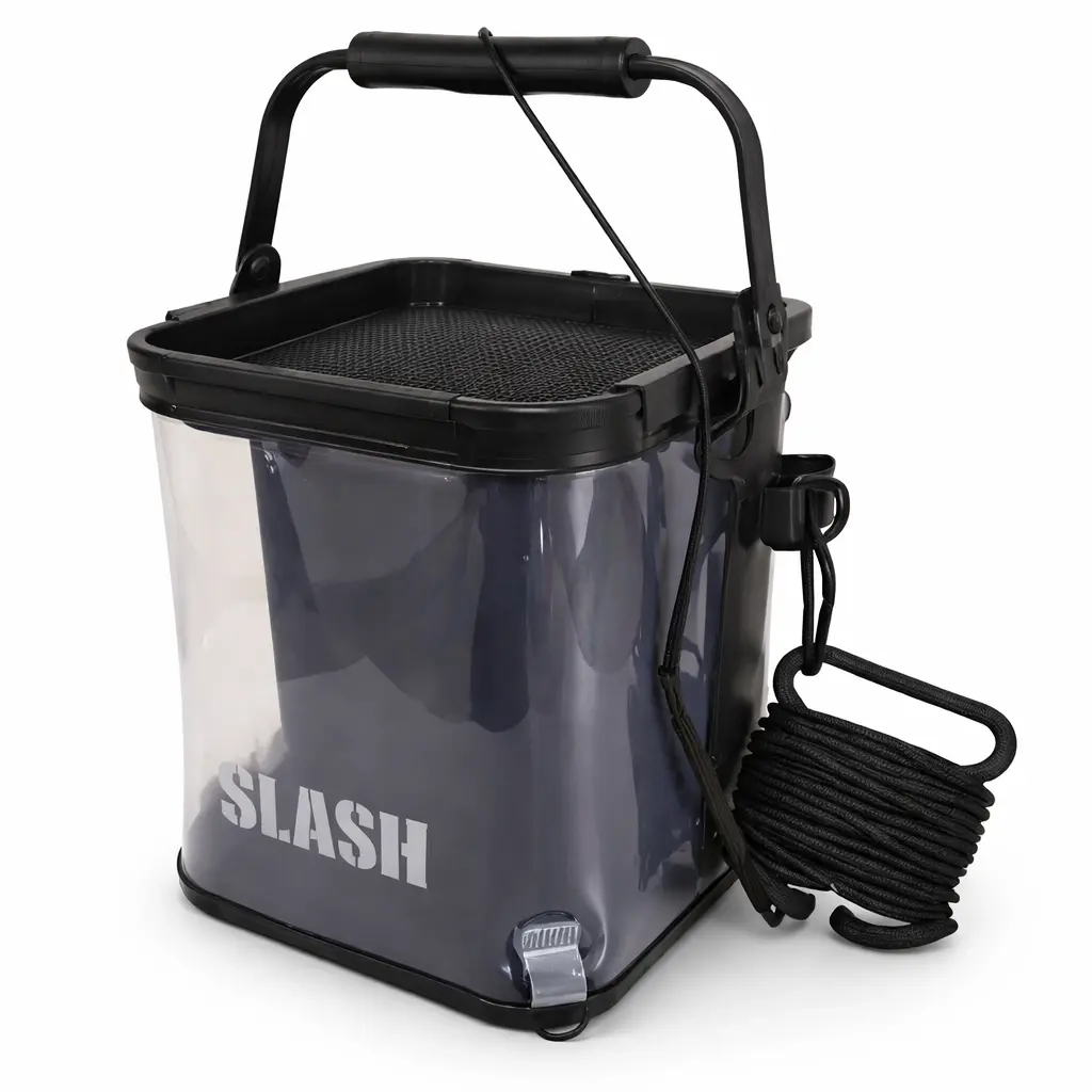 Slash Clear Live Bucket Siyah Balık Kovası