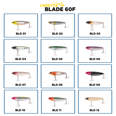 Caretta Blade 60F 6 cm 6 g Maket Yem